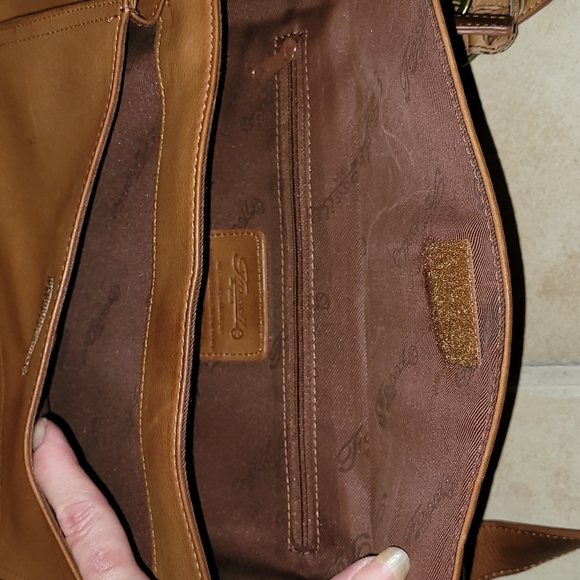 Authentic FOSSIL  Leather Double sided crossbody bag - Picture 13 of 13